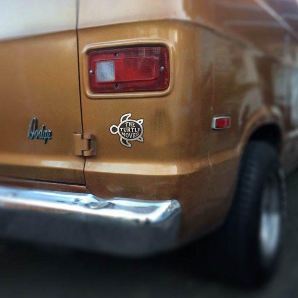 The Turtle Moves Sticker