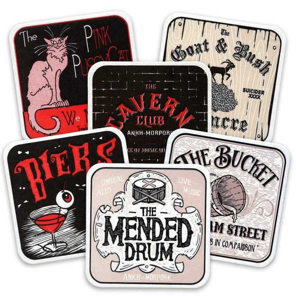 Discworld Beermats - Inns & Taverns