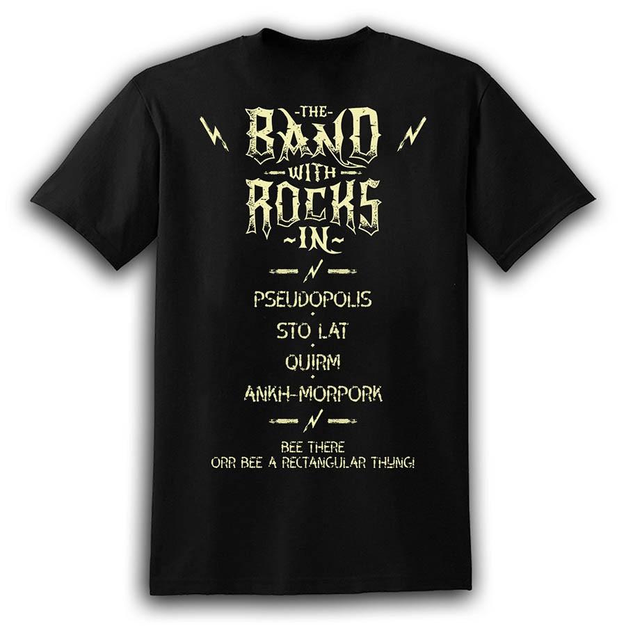 The Band With Rocks In T Shirt Terry Pratchett s Discworld Apparel