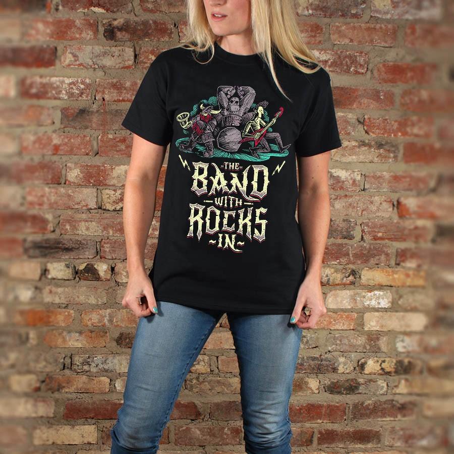 The Band With Rocks In T-Shirt