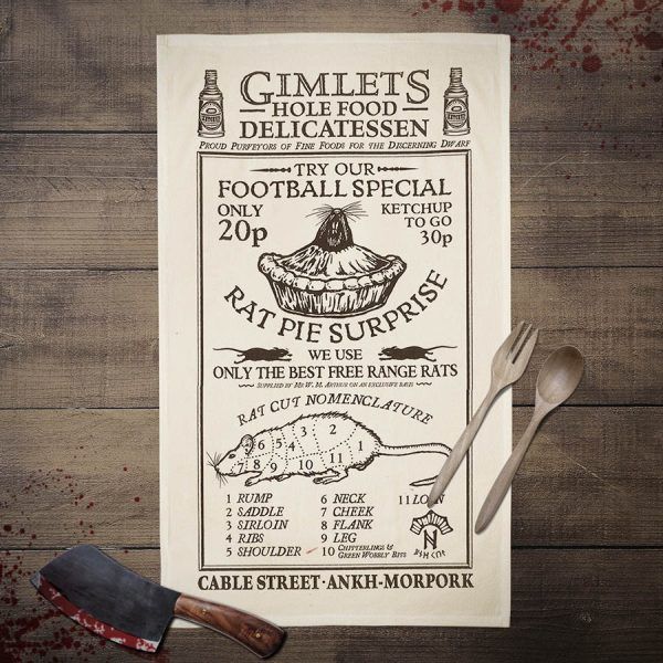 Gimlet's Hole Food Delicatessen Tea Towel