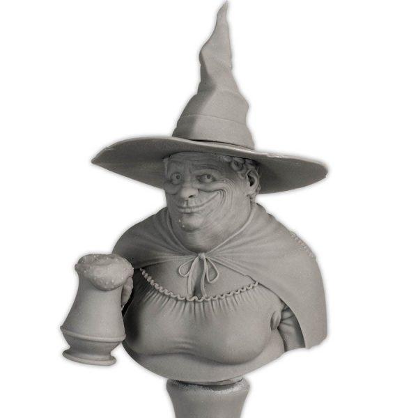 Nanny Ogg Bust - Unpainted