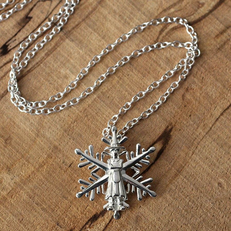 Argento Silver Snowflake Necklace Argento.com