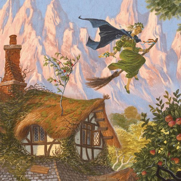 Granny Weatherwax's Cottage Print