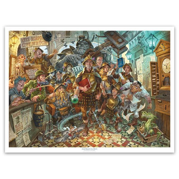 Granny Weatherwax's Cottage Print