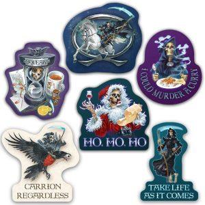 Death & Friends - Discworld Sticker Pack