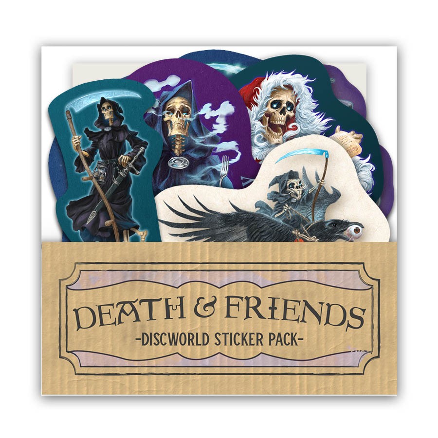 Death & Friends - Discworld Sticker Pack