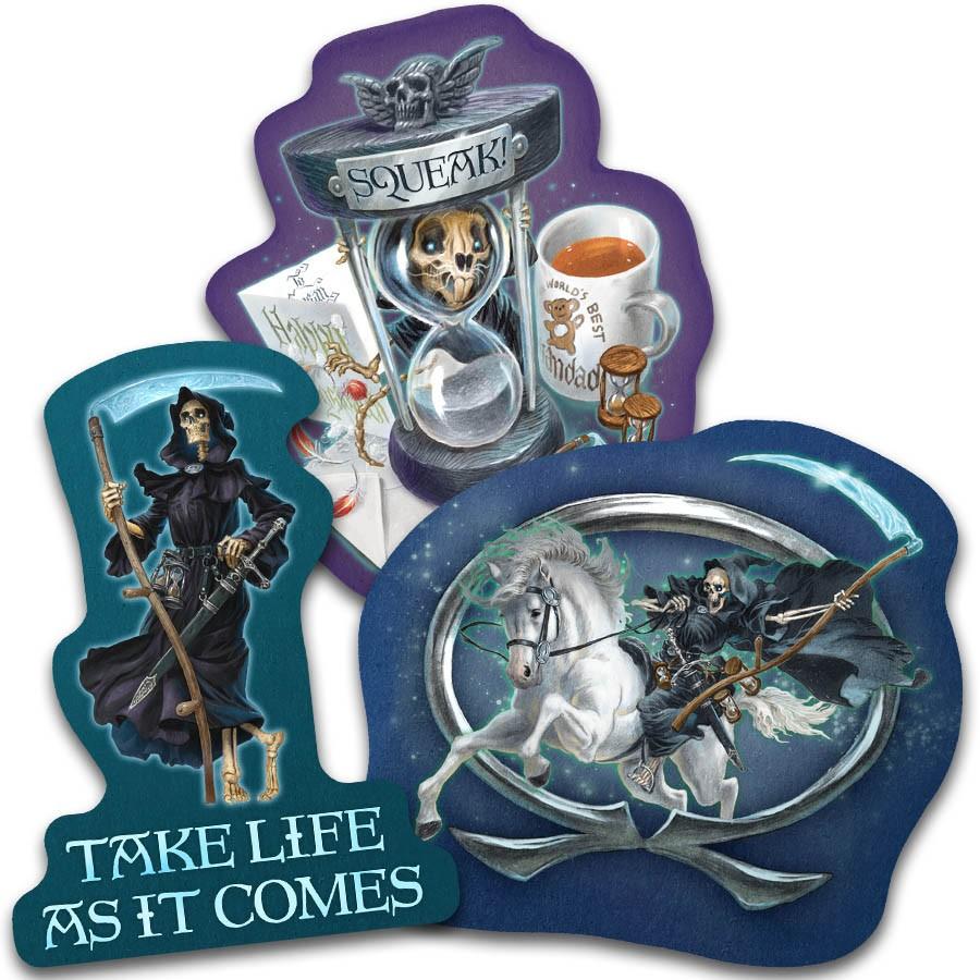 Death & Friends - Discworld Sticker Pack