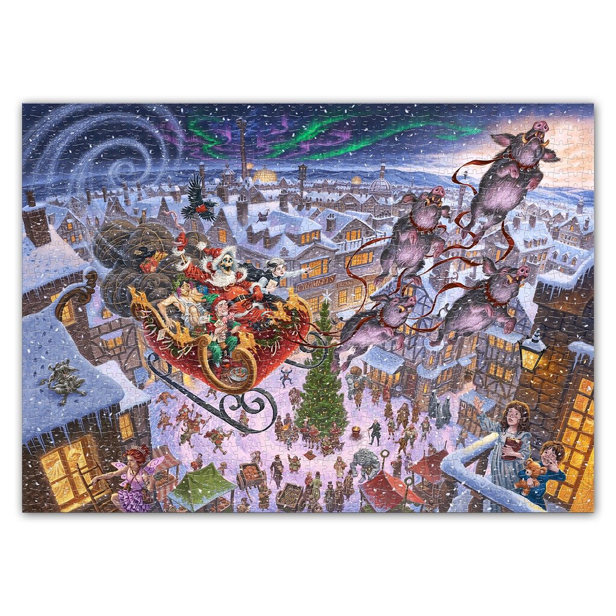 'Twas the Night Before Hogswatch Jigsaw Puzzle