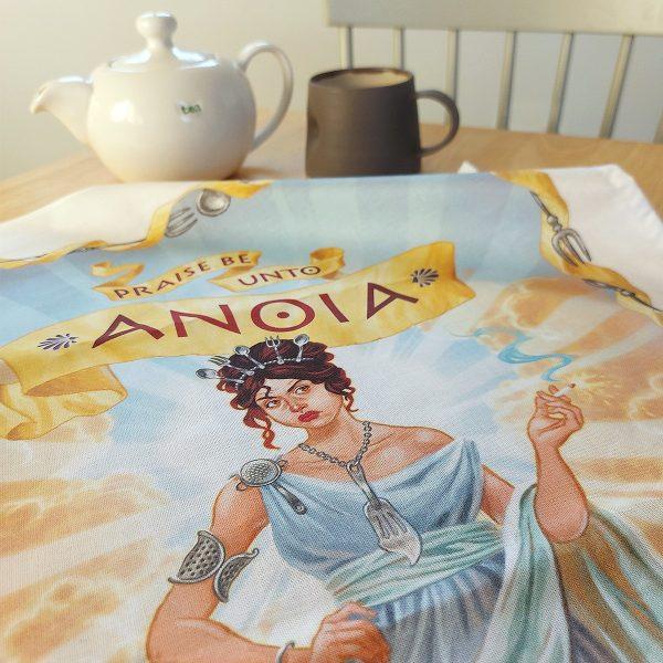 Goddess Anoia Tea Towel - new design!!