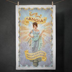 Goddess Anoia Tea Towel - new design!!