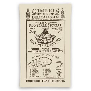 Gimlet's Hole Food Delicatessen Tea Towel