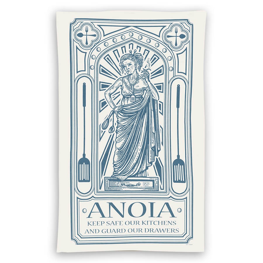 Goddess Anoia Tea Towel