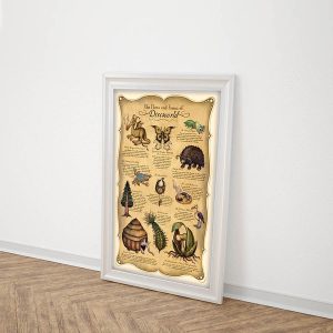 Flora & Fauna of Discworld Poster Print