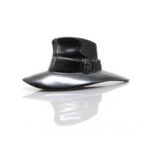 Terry Pratchett's Hat - Silver Pin Badge